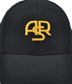 Sale cap with embroidered ASR monogram, Adult, Black Caps|Caps