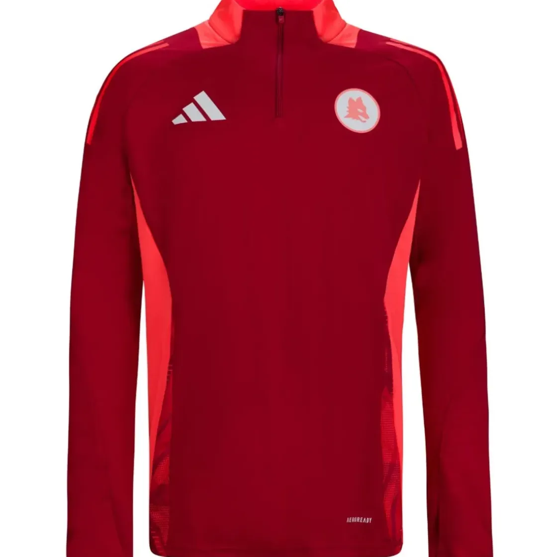 Outlet Coach Half Zip Training Jersey, Red, Men Sweatshirts