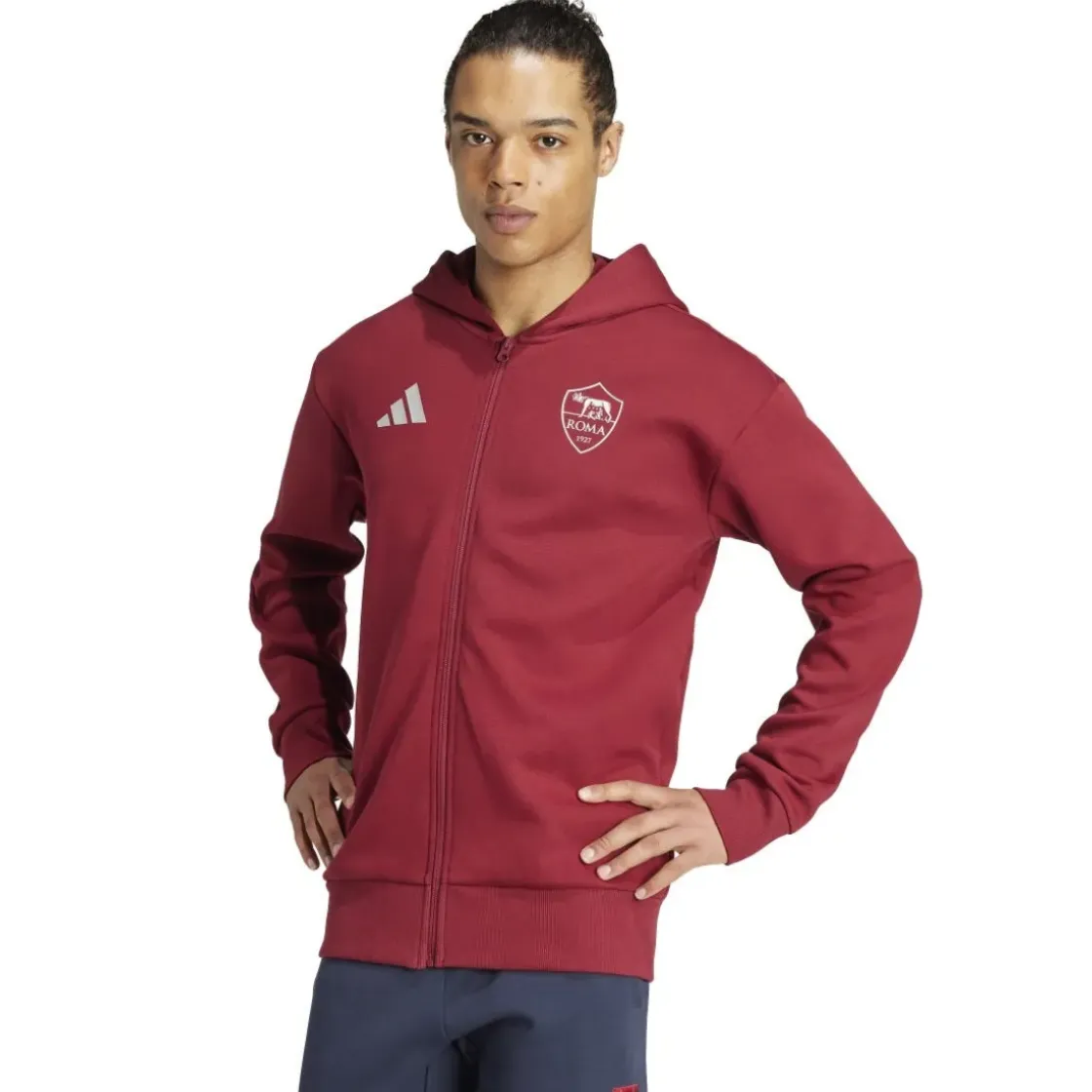 Shop Full Zip Sweatshirt, Red, Men Sweatshirts