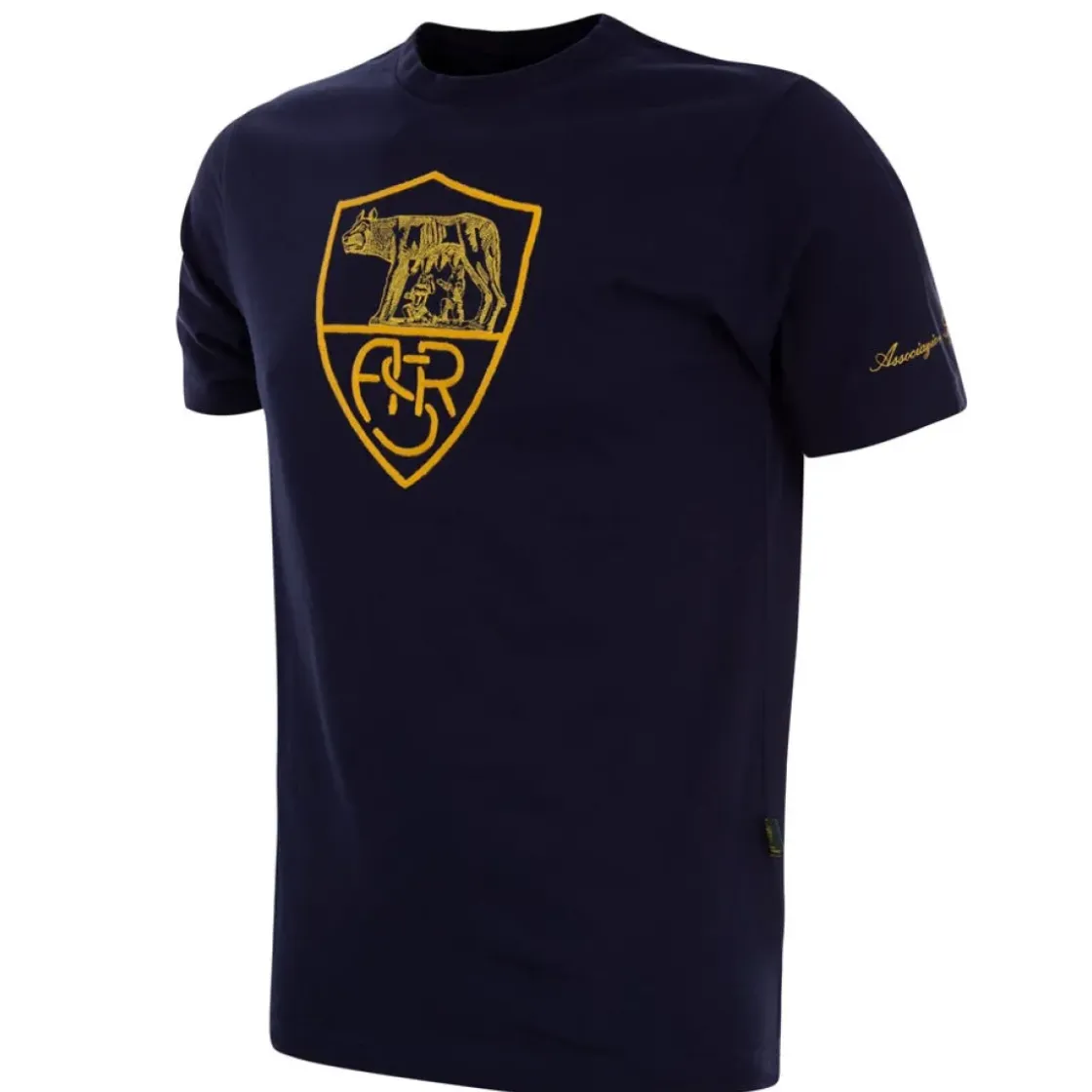 Fashion Heritage Crest logo T-shirt, Men, Blue T-shirts & Polo