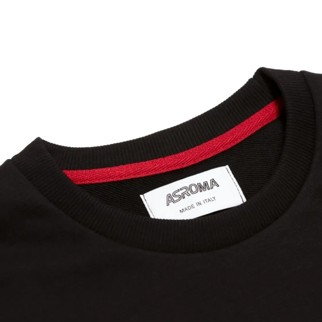 Flash Sale ASR logo cotton crewneck sweatshirt, Men, Black Sweatshirts