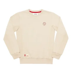 New ASR logo crew-neck sweatshirt, Kids, White Cream Kids Sweatshirts