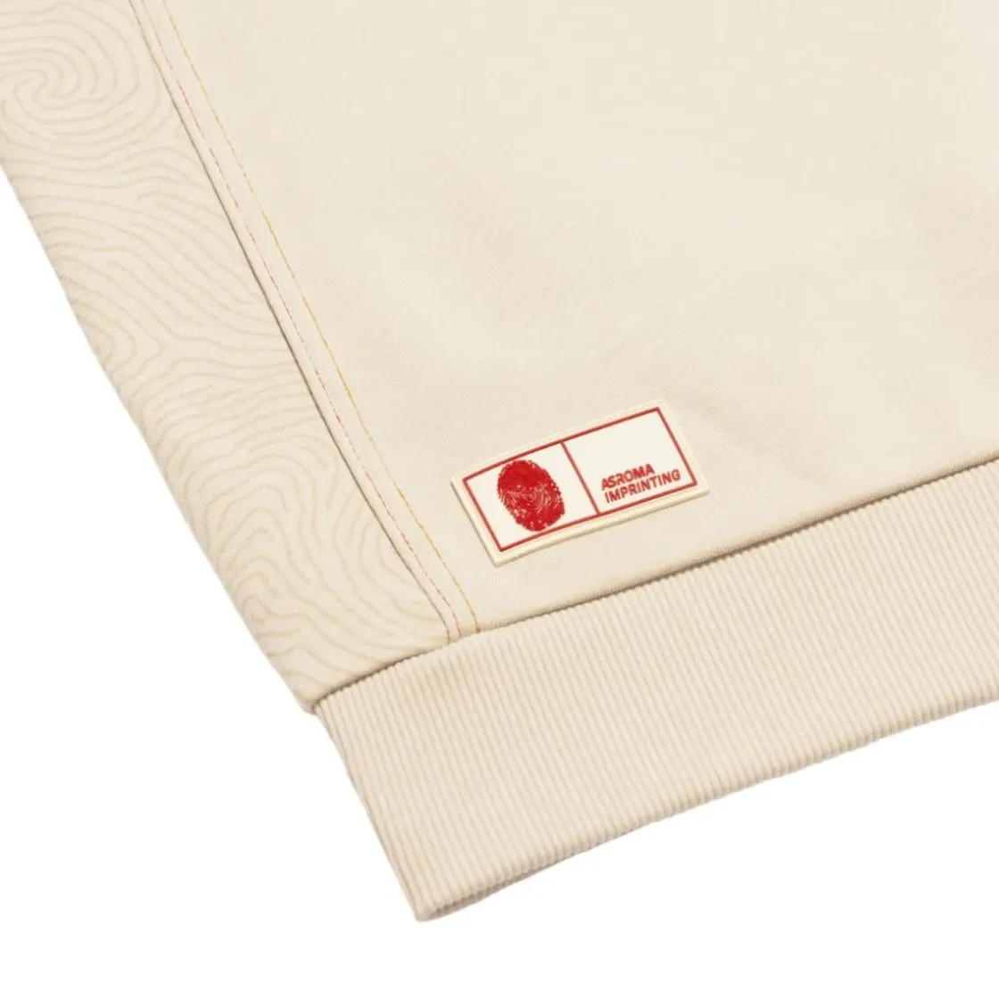 New ASR logo crew-neck sweatshirt, Kids, White Cream Kids Sweatshirts
