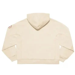Clearance ASR logo cropped hoodie, Women, White Cream Women Sweatshirts