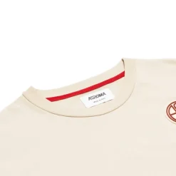 Outlet ASR logo cropped T-shirt, Women, White Cream Women T-shirts & Polo