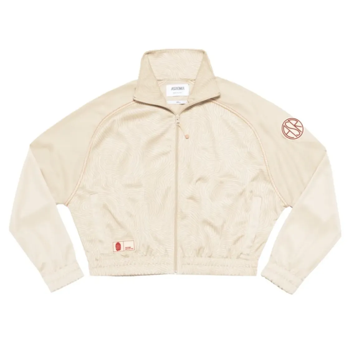 Cheap ASR logo track jacket, Women, White Cream Women Jackets