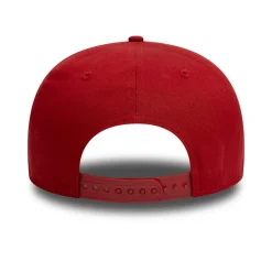 Discount 9Fifty New Era Logo Crest Cap, Adult, Red Caps|Caps
