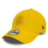 Online New Era X Velvet Cap; Adult, Yellow Caps|Caps