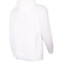 Cheap Retro striped hoodie with logo Lupetto, Adult, White Sweatshirts