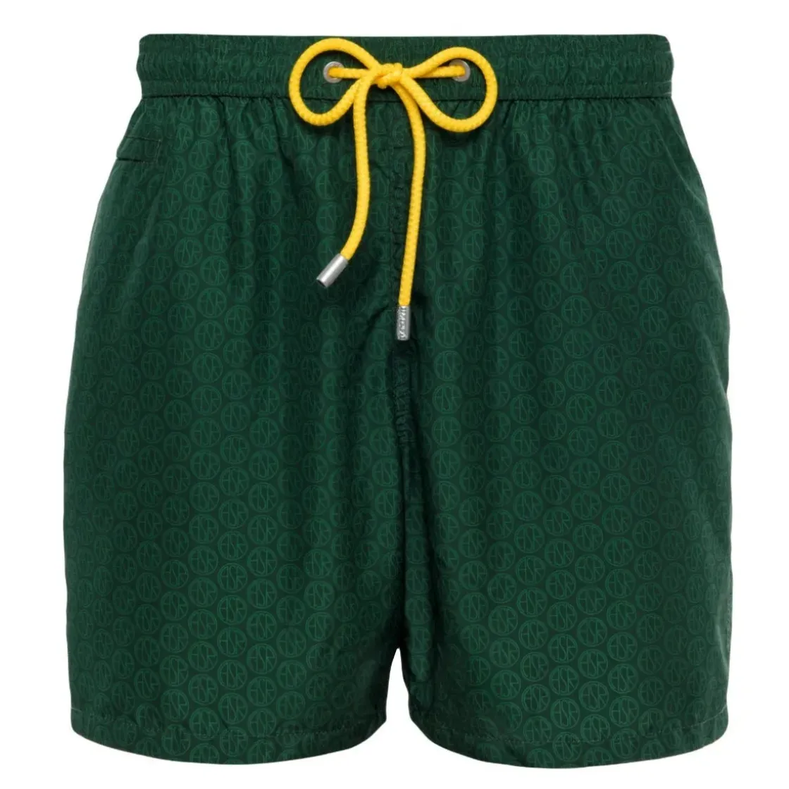 Outlet Saint Barth Logo ASR Micro Fantasy Swimsuit, Man, Green Beachwear|Beach & Pool