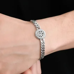 Hot Snake Chain Bracelet X Nove25 ASR,Unisex, Sterling Silver Jewellery